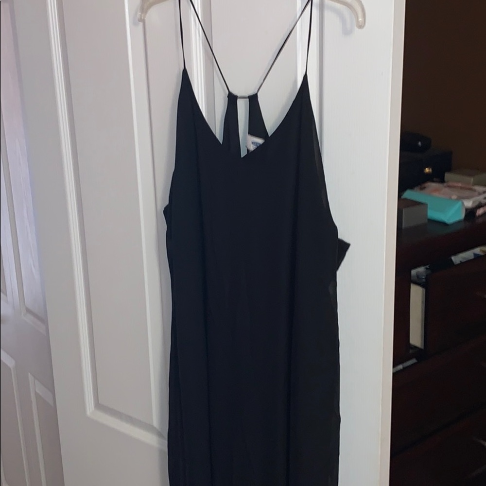 Long black dress